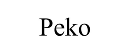 PEKO trademark