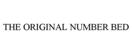 THE ORIGINAL NUMBER BED trademark