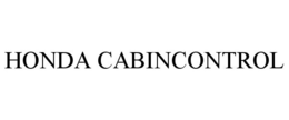 HONDA CABINCONTROL trademark