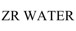 ZR WATER trademark