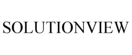 SOLUTIONVIEW trademark