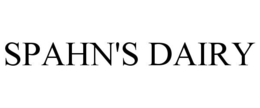 SPAHN'S DAIRY trademark