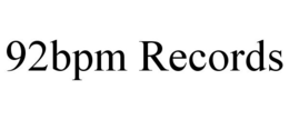 92BPM RECORDS trademark