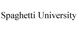 SPAGHETTI UNIVERSITY trademark