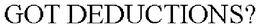 GOT DEDUCTIONS? trademark