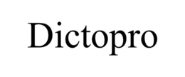 DICTOPRO trademark