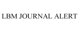 LBM JOURNAL ALERT trademark