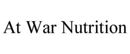 AT WAR NUTRITION trademark