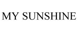 MY SUNSHINE trademark