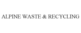 ALPINE WASTE & RECYCLING trademark