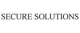 SECURE SOLUTIONS trademark