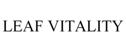 LEAF VITALITY trademark