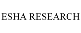 ESHA RESEARCH trademark