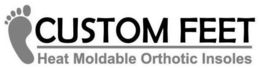 CUSTOM FEET HEAT MOLDABLE ORTHOTIC INSOLES trademark