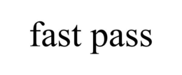 FAST PASS trademark