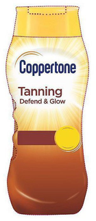 COPPERTONE TANNING DEFEND & GLOW trademark