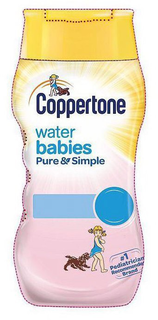 COPPERTONE WATER BABIES PURE & SIMPLE #1 PEDIATRICIAN RECOMMENDED BRAND trademark