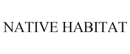 NATIVE HABITAT trademark