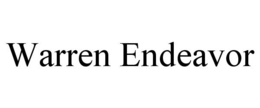 WARREN ENDEAVOR trademark
