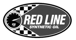 RED LINE SYNTHETIC OIL RPM X 1000 trademark