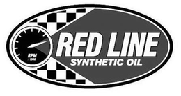 RED LINE SYNTHETIC OIL RPM X 1000 trademark