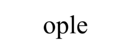 OPLE trademark