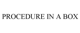 PROCEDURE IN A BOX trademark