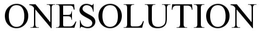 ONESOLUTION trademark