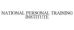 NATIONAL PERSONAL TRAINING INSTITUTE trademark