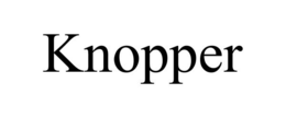 KNOPPER trademark