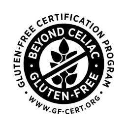 · BEYOND CELIAC · GLUTEN-FREE · GLUTEN-FREE CERTIFICATION PROGRAM · WWW.GF-CERT.ORG trademark