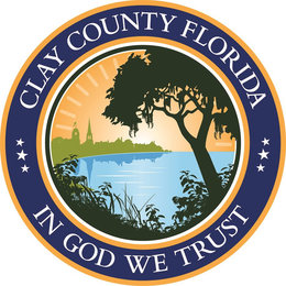CLAY COUNTY FLORIDA IN GOD WE TRUST trademark