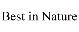 BEST IN NATURE trademark