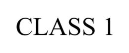 CLASS 1 trademark