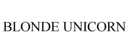 BLONDE UNICORN trademark
