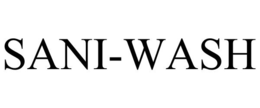 SANI-WASH trademark