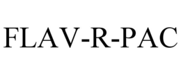 FLAV-R-PAC trademark