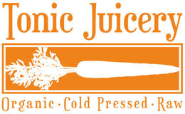 TONIC JUICERY ORGANIC· COLD PRESSED · RAW trademark