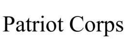 PATRIOT CORPS trademark