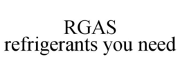 RGAS REFRIGERANTS YOU NEED trademark