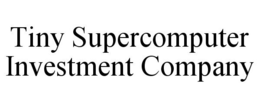 TINY SUPERCOMPUTER INVESTMENT COMPANY trademark