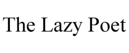 THE LAZY POET trademark