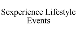 SEXPERIENCE LIFESTYLE EVENTS trademark