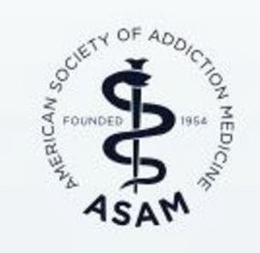AMERICAN SOCIETY OF ADDICTION MEDICINE ASAM FOUNDED 1954 trademark