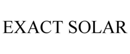 EXACT SOLAR trademark