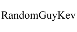RANDOMGUYKEV trademark