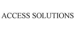 ACCESS SOLUTIONS trademark