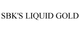 SBK'S LIQUID GOLD trademark