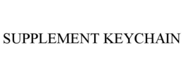 SUPPLEMENT KEYCHAIN trademark