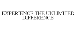 EXPERIENCE THE UNLIMITED DIFFERENCE trademark